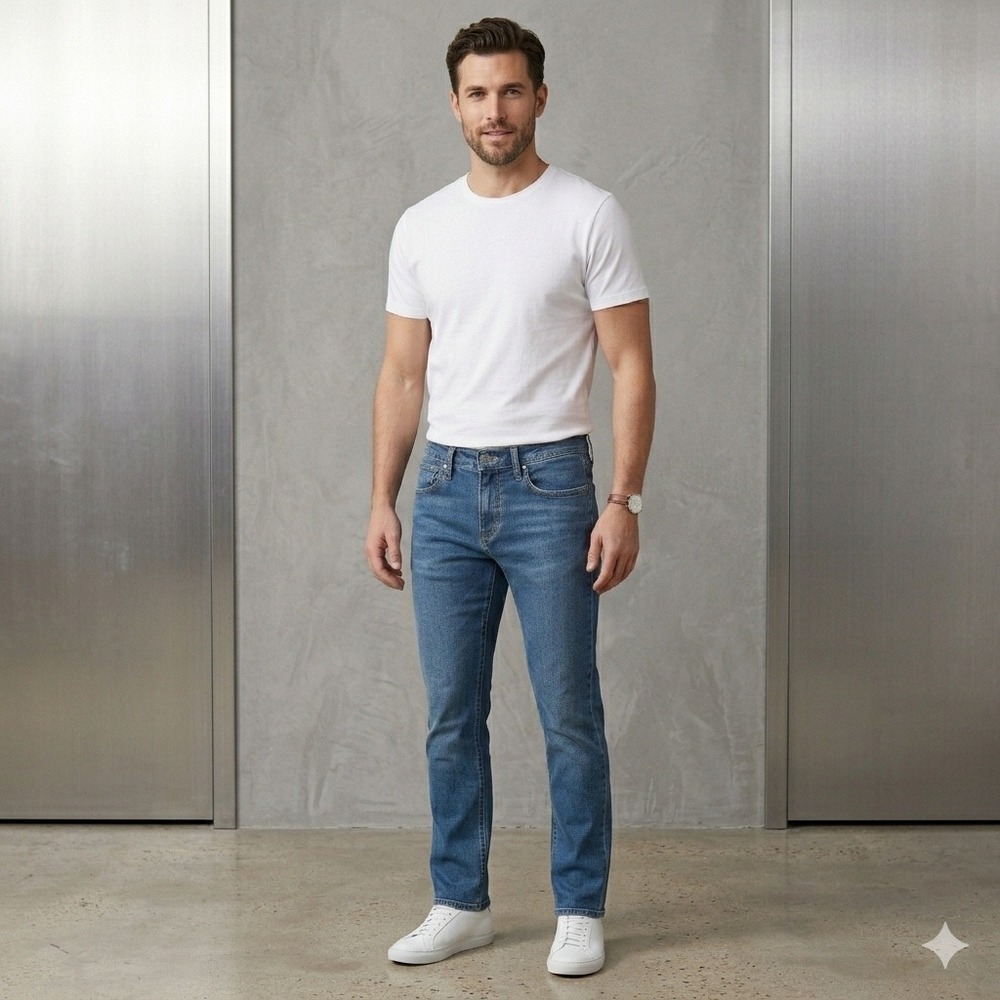 Aéropostale Mens Size 30x30 Skinny Jeans Blue Denim Stretch Comfort Casual